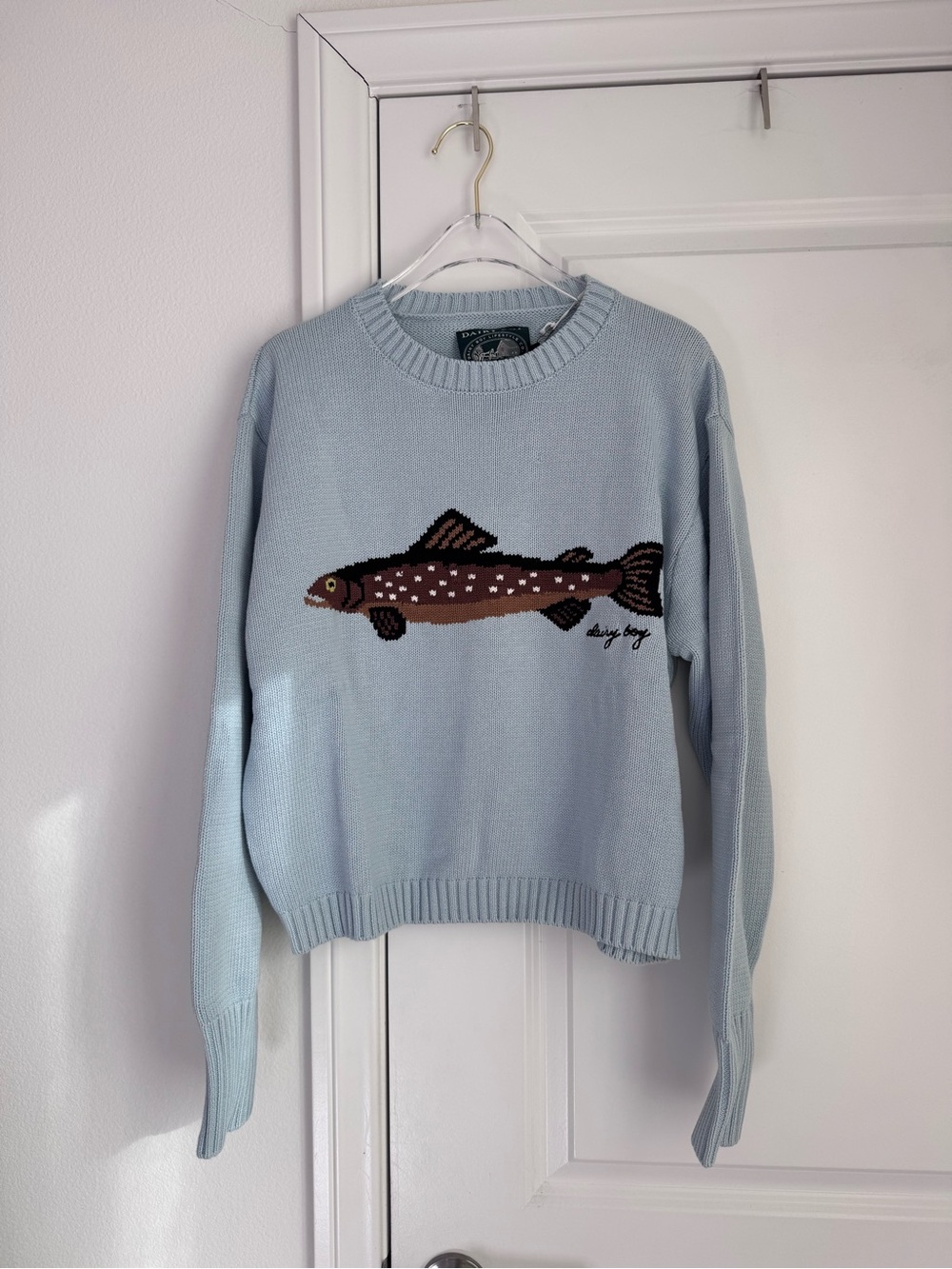 NWT Dairy Boy The Fisherman’s Daughter Sweater Bluepoint Size S